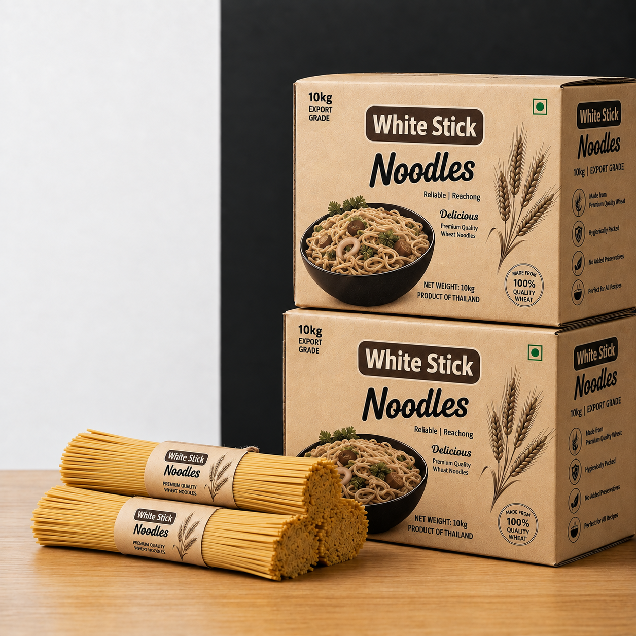 Packaged Bulk Noodle Cartons